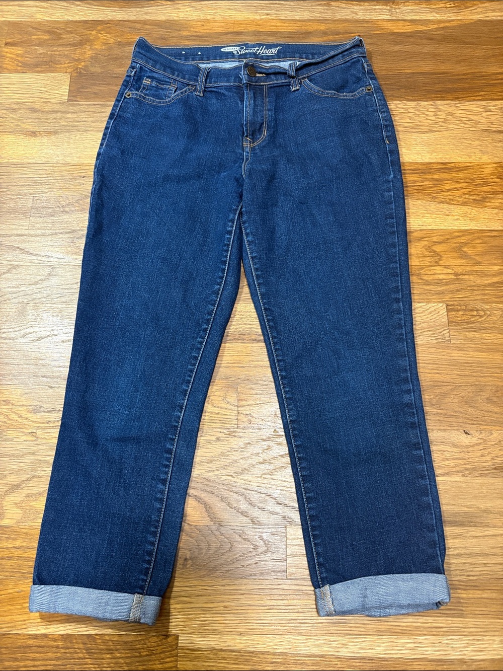 Old Navy Dark wash sweetheart jeans